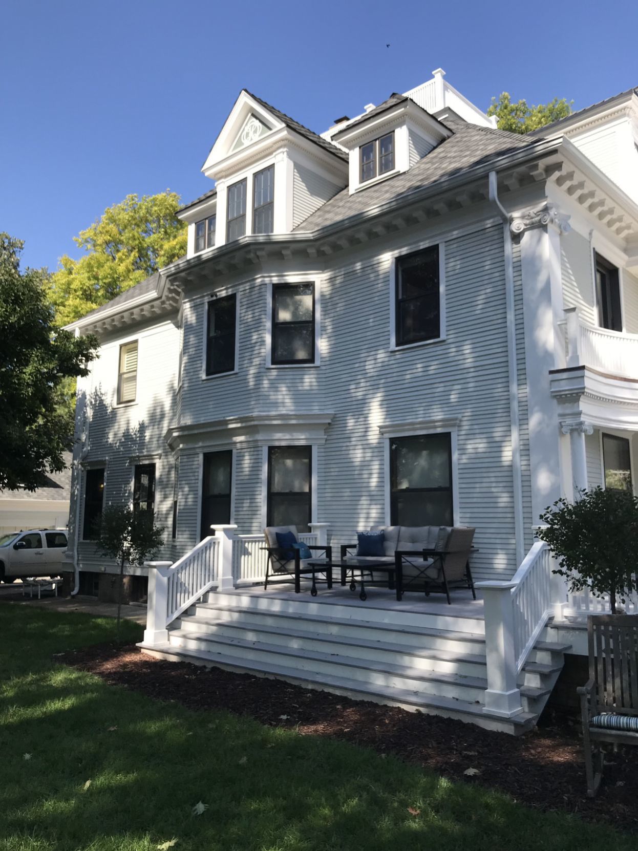 The side of the house